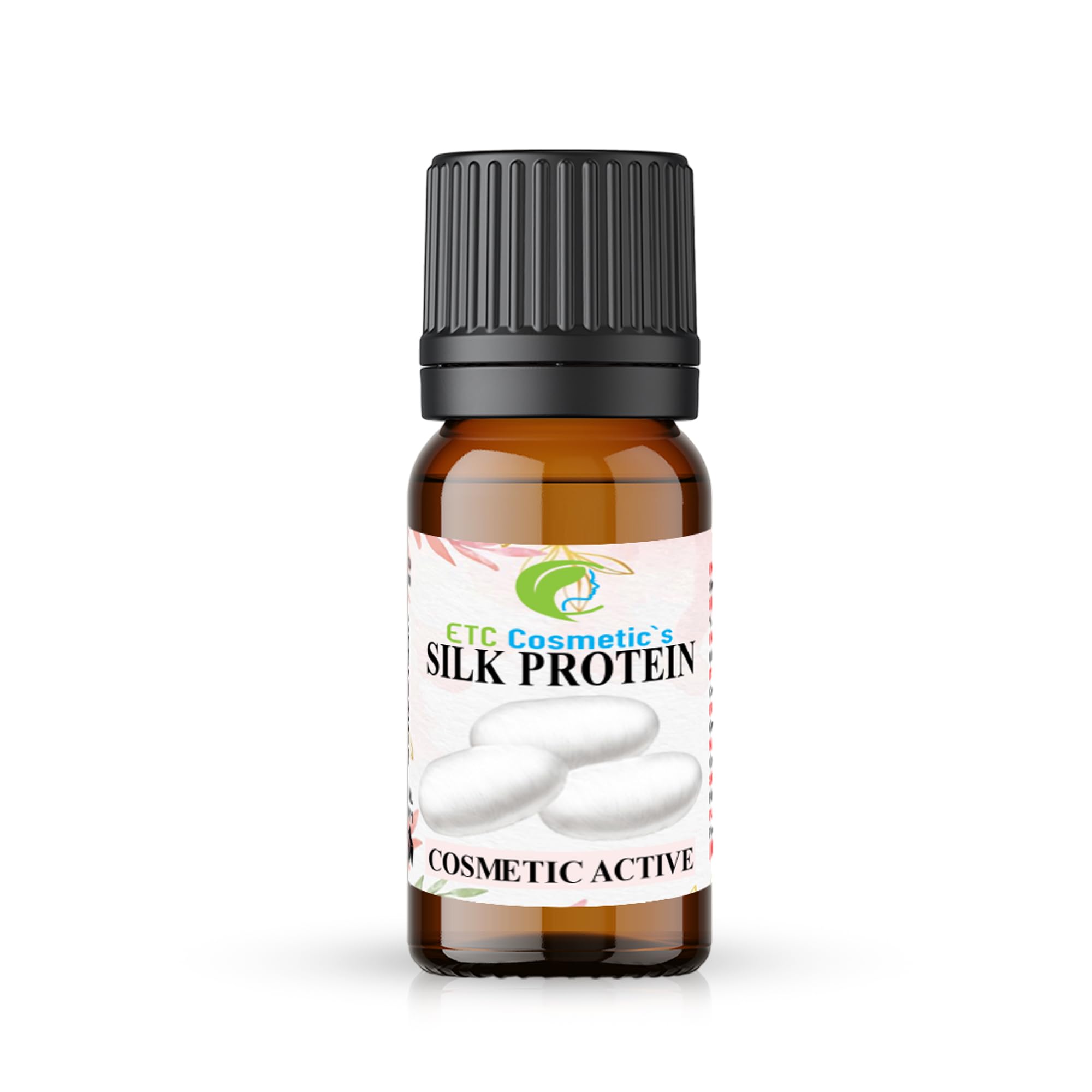 ETC Cosmetic`s Silk Protein - 12 gr - Cosmetic active - 100% Natural Origin - All type of hair and skin care products