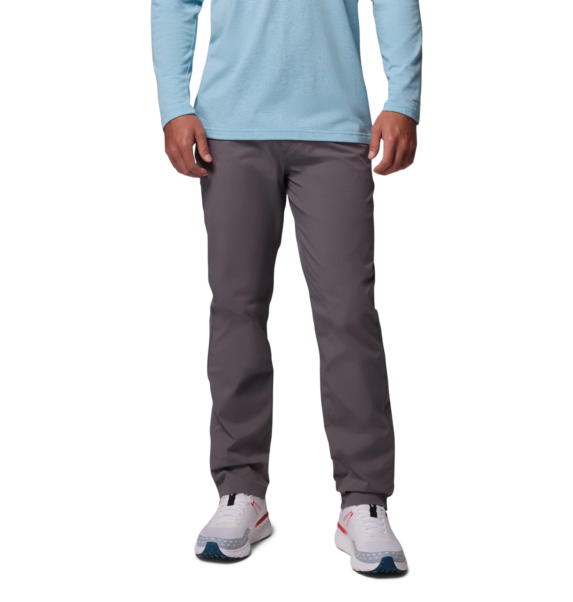 Columbia Men’s ROC Chino Pant, City Grey, 28 x 34