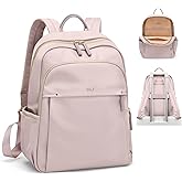 GOLF SUPAGS Stylish Laptop Backpack for Women Computer Bag Fits 14 Inch Notebook Travel College Work Backpacks Purse (Pink)
