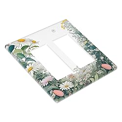 Decorative Outlet Covers Brightly Coloured Bushes