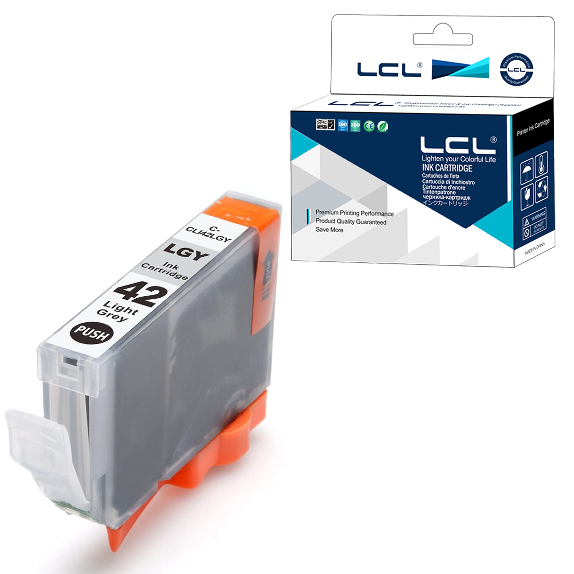 LCL Compatible Ink Cartridge CLI42 CLI-42 CLI-42LGY (1 light Grey) Replacement for Canon PIXMA Pro-100 Pro-100S