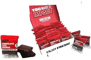 Greyston Bakery SNACK SIZE Chocolate Fudge Brownie Party Pack 24 Pieces