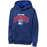Outerstuff New York Rangers Youth Boys (8-20) Forerunner Ultra Fleece Pullover Hoody Sweatshirt