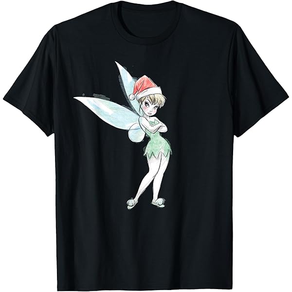 Amazon.com: Disney Tinker Bell Sassy Christmas Holiday T-Shirt