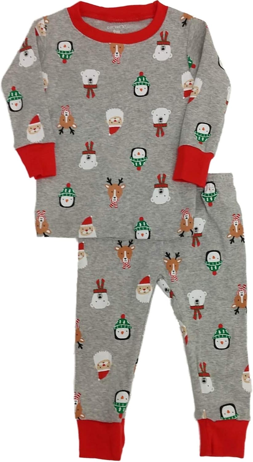 carters baby boy christmas pajamas