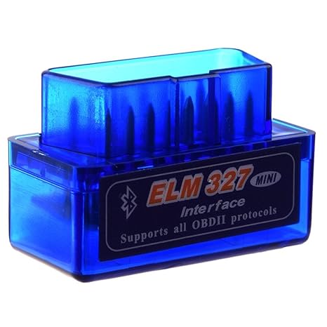 SODIAL(R) ELM327 Bluetooth Mini car diagnostic Tool OBD2 Interface OBDII Scanner Android V1.5 ELM 327 cable Torque CAN BUS Co