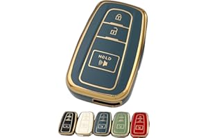 Tautrophen Key Fob Cover Fit for Toyota 2016-2024 RAV4 Camry Prius Prado