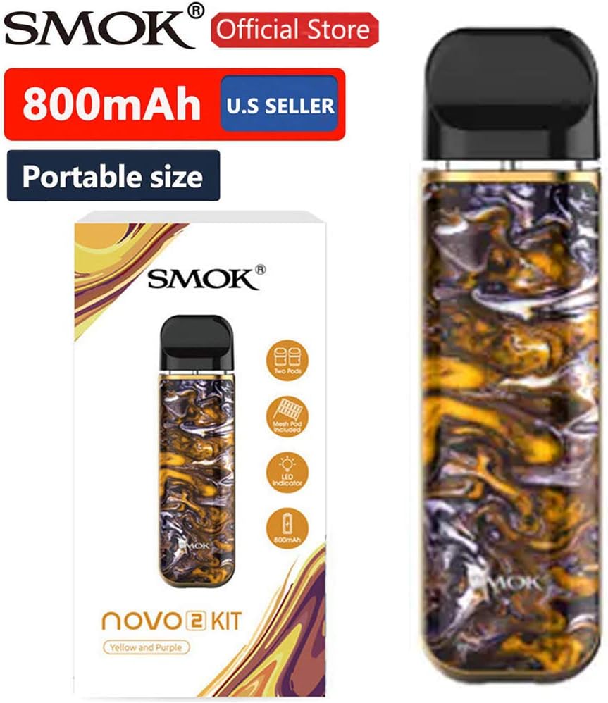 Authentic Set NOVO 2 Resin Improved Version Facility NOVO2 (Yellow Purple Resin)