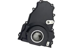 PATEYNEY GM LS Timing Cover for Chevy LS2 and LS3 with Cam Sensor Port (Black)