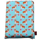 Book Sleeve Corgi Dog Book Cover Medium Book Sleeves Teen Gift (Medium)