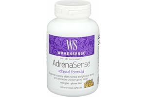 WomenSense AdrenaSense by Natural Factors, AdrenaSense, Herbal Supplement for Adrenal Support and Stress Relief, Vegan, Non-GMO, 120 Capsules
