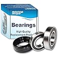 HQRP Bearing and Seal Kit works with Whirlpool Duet Sport WFW9050XW03 WFW9150WW00 WFW9150WW01 WFW9150WW02 WFW9151YW00 WFW9250WW00 WFW9050XW00 WFW9050XW02 Front Load Washer Tub