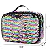 FlowFly Kids Lunch box Insulated Soft Bag Mini Cooler Back to School Thermal Meal Tote Kit for Girls, Boys, Black Free USA Flag Patch Included