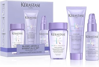 Kérastase Blond Absolu Discovery Set Travel Size Shampoo Conditioner Serum