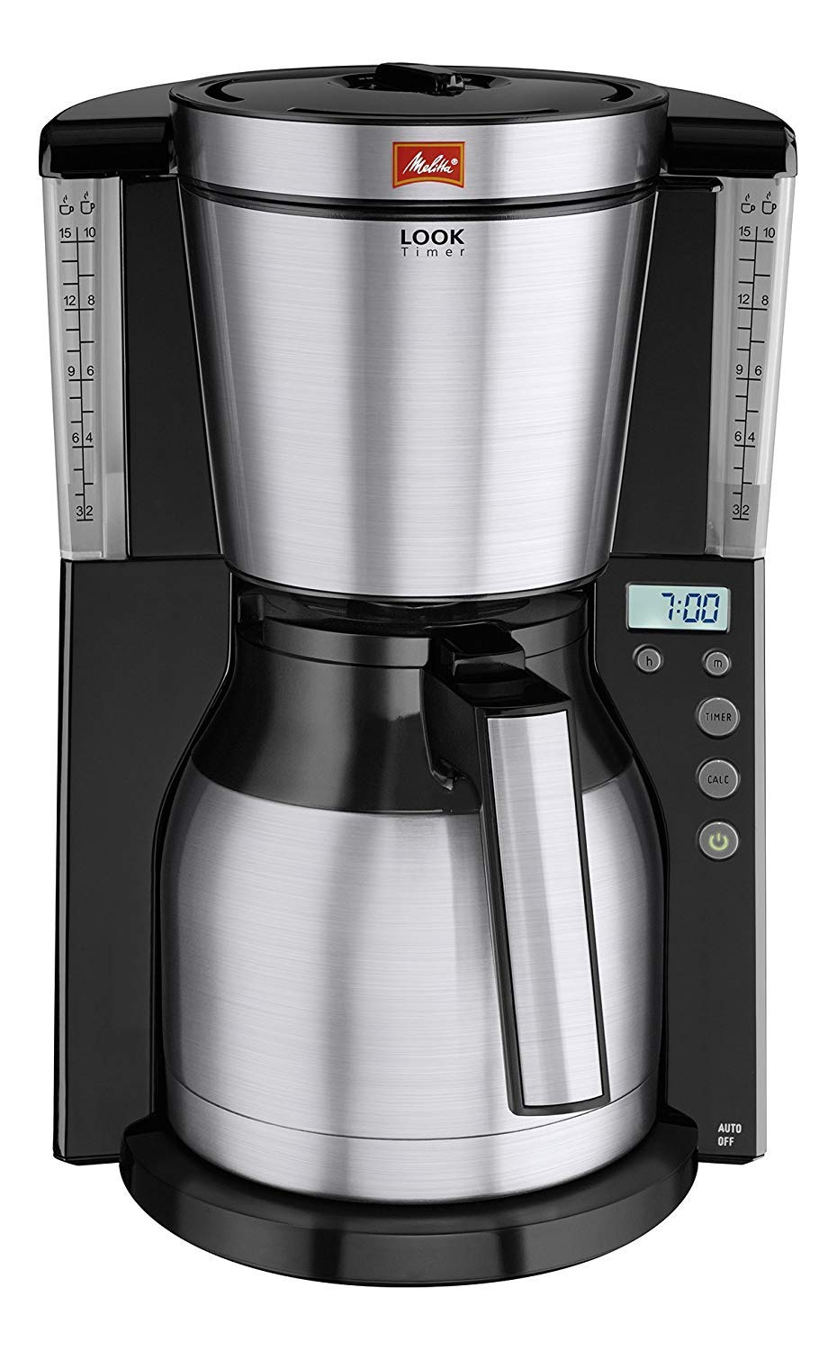 Melitta Filter Coffee Machine with Insulated Jug, Timer Feature, Aroma
