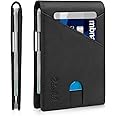 Zitahli Wallet for Men - with Money Clip Slim Leather Slots Credit Card Holder RFID Blocking Bifold Minimalist Wallets with Gift Box