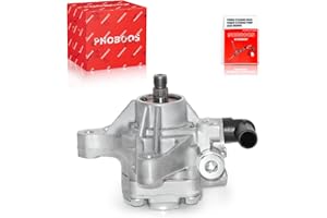 PHOBOOS Power Steering Pump Compatible with Acura TSX 2004-2005 L4 2.4L, with Outlet, Smooth Steering, Low Noise, High Durability, Ref. 21-5415, 21-5341