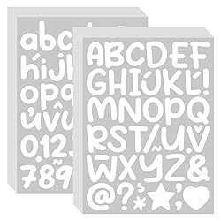 1350 Pcs Self-Adhesive Vinyl Letter & Number