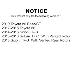 SIM Front Rear Semi-Metallic Brake Pads Kit