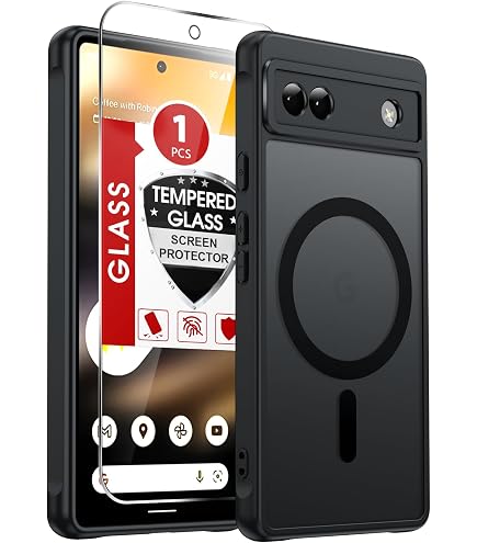 Amazon.com: Google Pixel 6a - Protective Phone Case - Charcoal