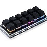 BTXETUEL Sayodevice OSU Keypad 12-Key USB Hotswappable Red Mechanical Switch Keyboard