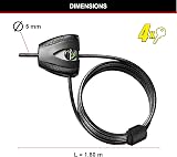 Master Lock Python Cable Lock 1.8 m Adjustable Security Cable 4 Keys view 5