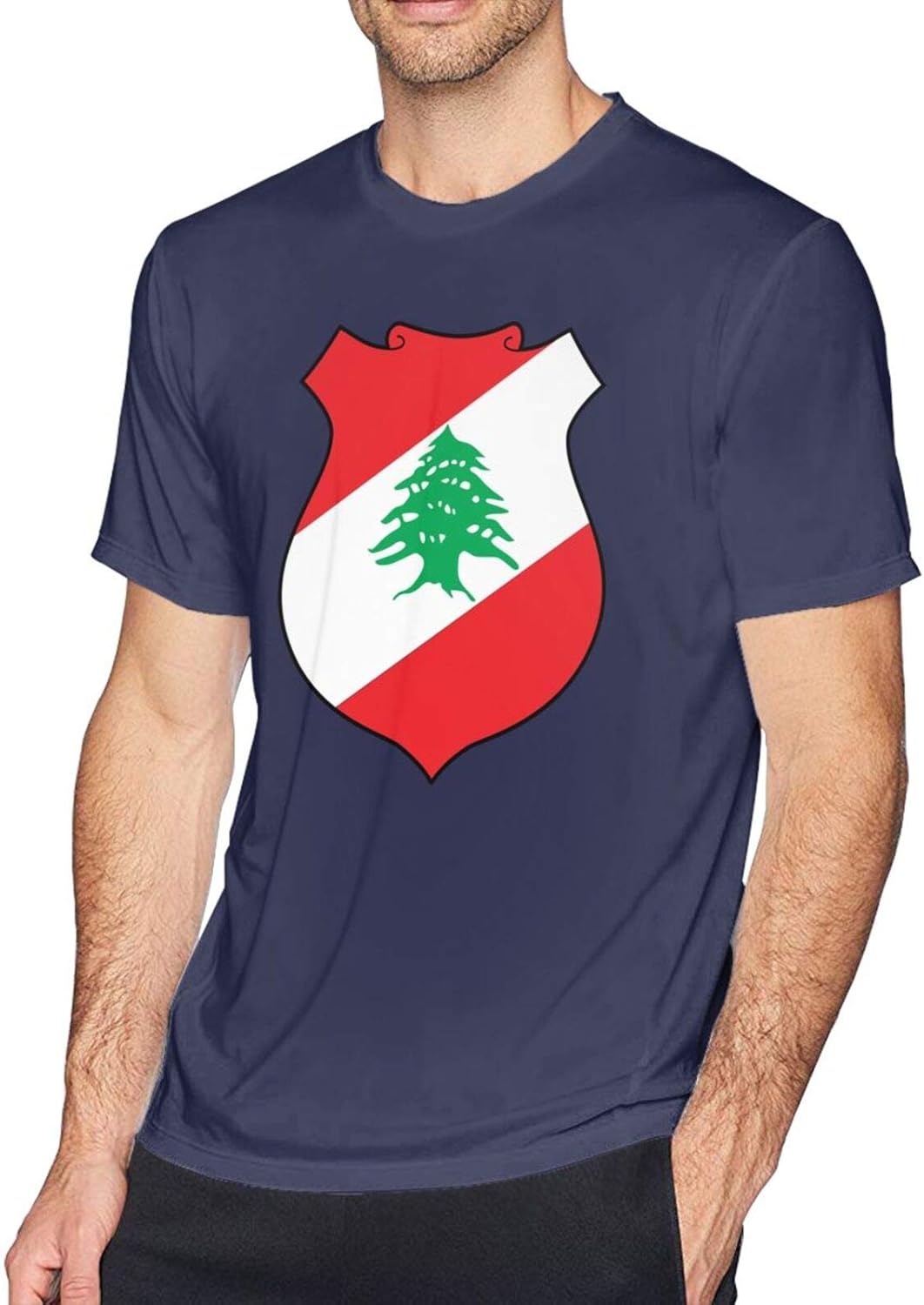 N/A/ Flag of Lebanon Men's ComfortSoft Short Sleeve TShirt