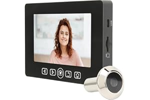 IROSIY Digital Peephole Door Viewer - 4.3 Inch Screen, 90° Wide Angle, Home Security Peephole Camera, High-Strength Housing Door Viewer, Easy Installation for Apartment and Front Door