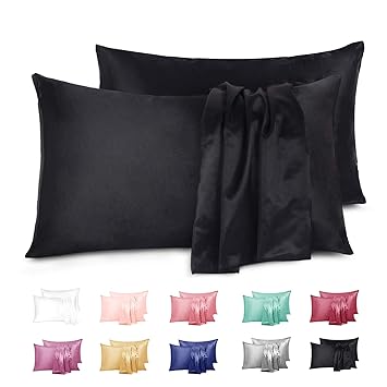Amazon Com Duerer 2 Pack Satin Pillowcases Cool And Easy To Wash