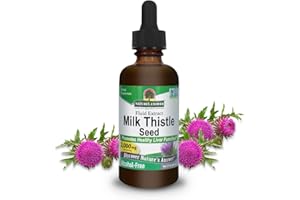 Nature's Answer Milk Thistle 2 Ounce Extract - Alcohol Free, Non GMO, Liver Support Supplement for Everyone - Liver Detox, Made in USA
