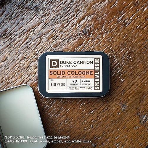 Duke Cannon Supply Solid Cologne Men's Concentrated Balm
