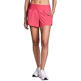 RBX Active Women's Workout Short with Built-in Liner Clean Waist Shorts for Women Running Shorts with Pockets