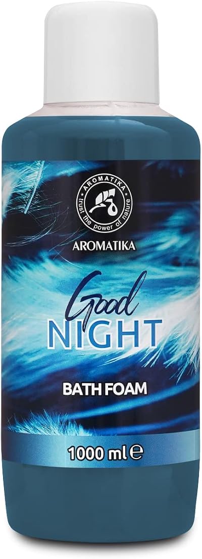 AROMATIKA Good Night Bubble Bath 1000ml Lavender Relaxing Aromatherapy Spa Foam