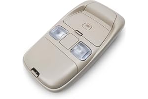 Upgraded LED Overhead Console Assembly Fit for Dodge Ram 1500 2500 3500 1998-2002 Cab Interior Ceiling Dome Map Reading Light