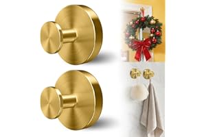 2-Pack Suction Cup Hooks for Shower & Glass Window - Heavy Duty Stainless Steel Vacuum Suction Hooks - Removable No-Drill Tow