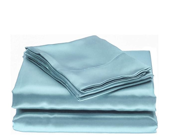 Bedding Emporium 100 Pure Silk Satin Sheet Set 7pcs, Silk