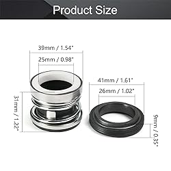 Othmro 1Pcs Internal Diameter 25mm Alloy Plastic