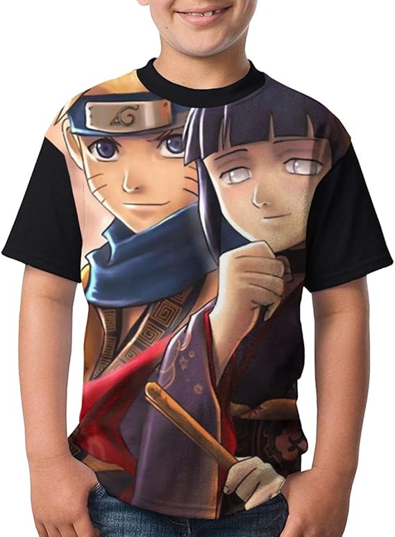 Amazon Co Jp Naruto 日向ヒナタ1 子供服 Tシャツ キッズ 柔らかい 半袖 夏季 カジュアル おしゃれ 男の子 女の子 イベント 服 薄手 通気性 アニメ かわいい プリント Tシャツ 服 ファッション小物