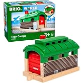 BRIO World 33574 - Train Garage - 1 Piece Wooden Toy Train Accessory for Kids Age 3 and Up