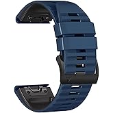 22mm watch band for garmin fenix 7 fenix 6 pro solar fenix 5 quick release silicone watch strap for garmin instinct 2 solar forerunner 965 955 945 epix 2 pro