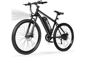 ESKUTE M200 Electric Bike for Adults – 21-Speed Gear 27.5" Mountain E-Bike, 1200W Peak Brushless Motor 28MPH, 48V 10.4Ah&13Ah Removable Battery, Up to 55-65 Miles Range, Step Over Commuter E-MTB, NFC Unlock