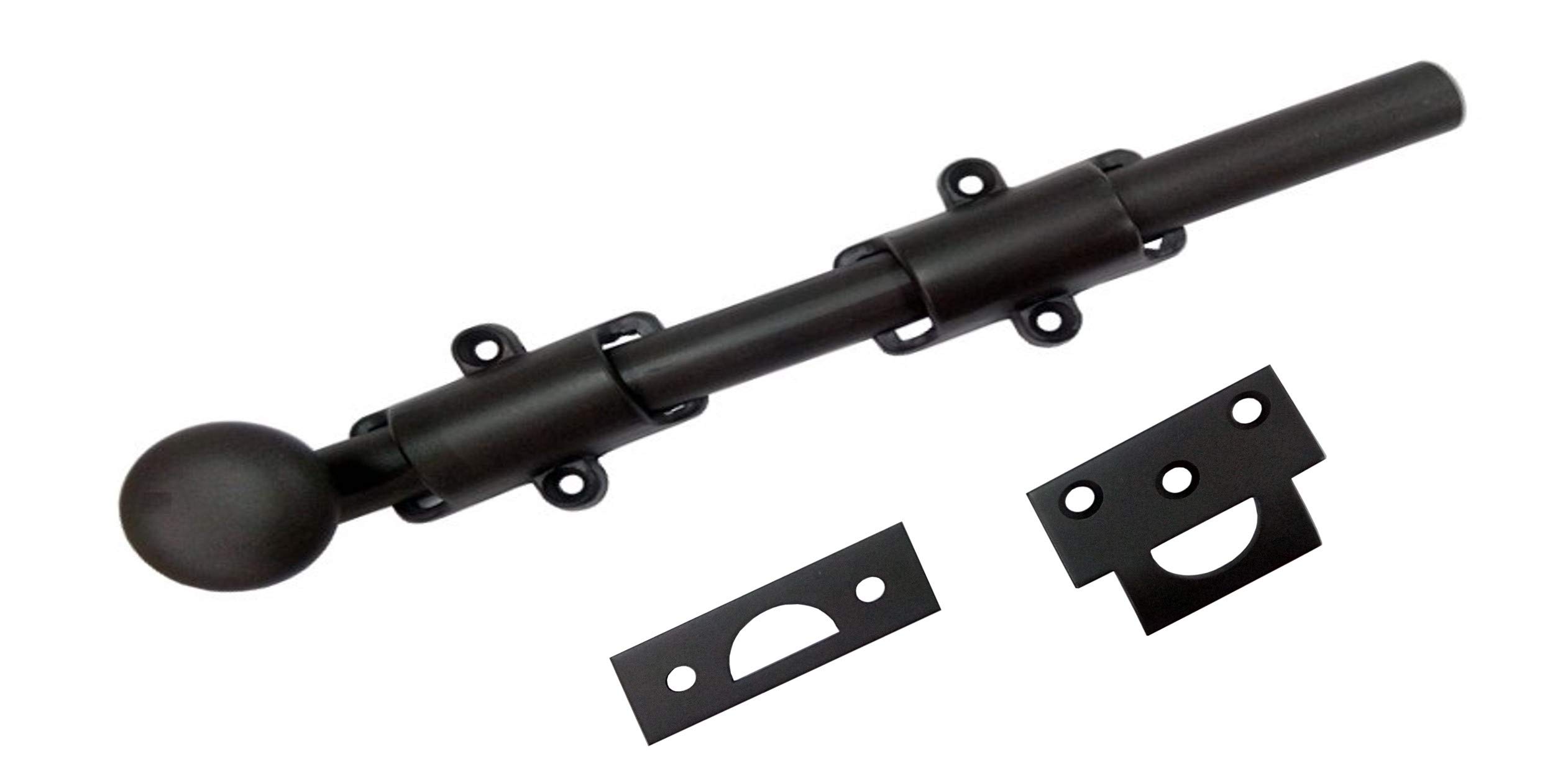 QCAA Solid Brass Dutch Door Bolt, 24", ORB Oil-Rubbed Bronze, Made in Taiwan, 1 Pack — image 1