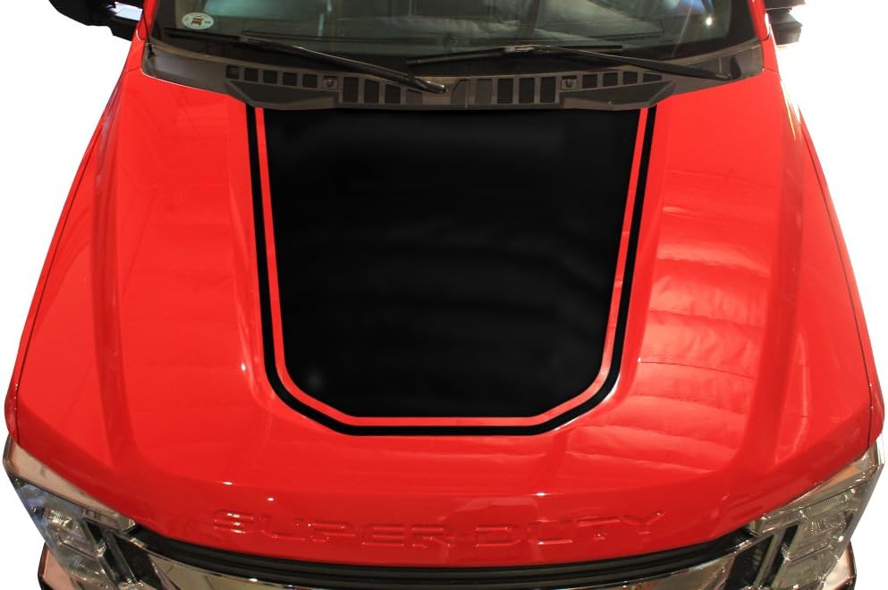 Best Blackout Hood Graphics 3M Vinyl Decal Wrap Kit  Matte Black