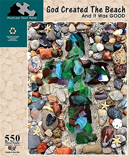 God Created the Beach and It Was Good, Weathered Wonders 550 Piece Puzzle