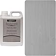 Littlefair's Wood Stain Water Based - 170oz/5ltr - Indoor Furniture Stain Light & Dark Finishes - Special Non Toxic & Eco Friendly Formula - Wood Stain for Crafts - Color: Dovetail Grey