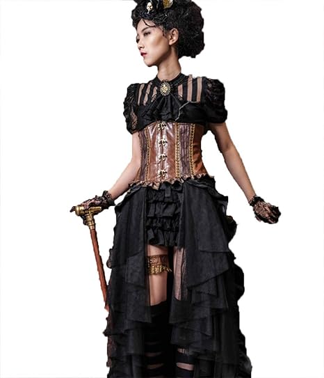 Amazon Co Jp レディース 春 夏 ファッション セクシー シースルー レース シャツ パンク ゴシック レトロ ショートスリーブ 半袖 取り外し可能な ネクタイ ブラウス トップス 服 ファッション小物