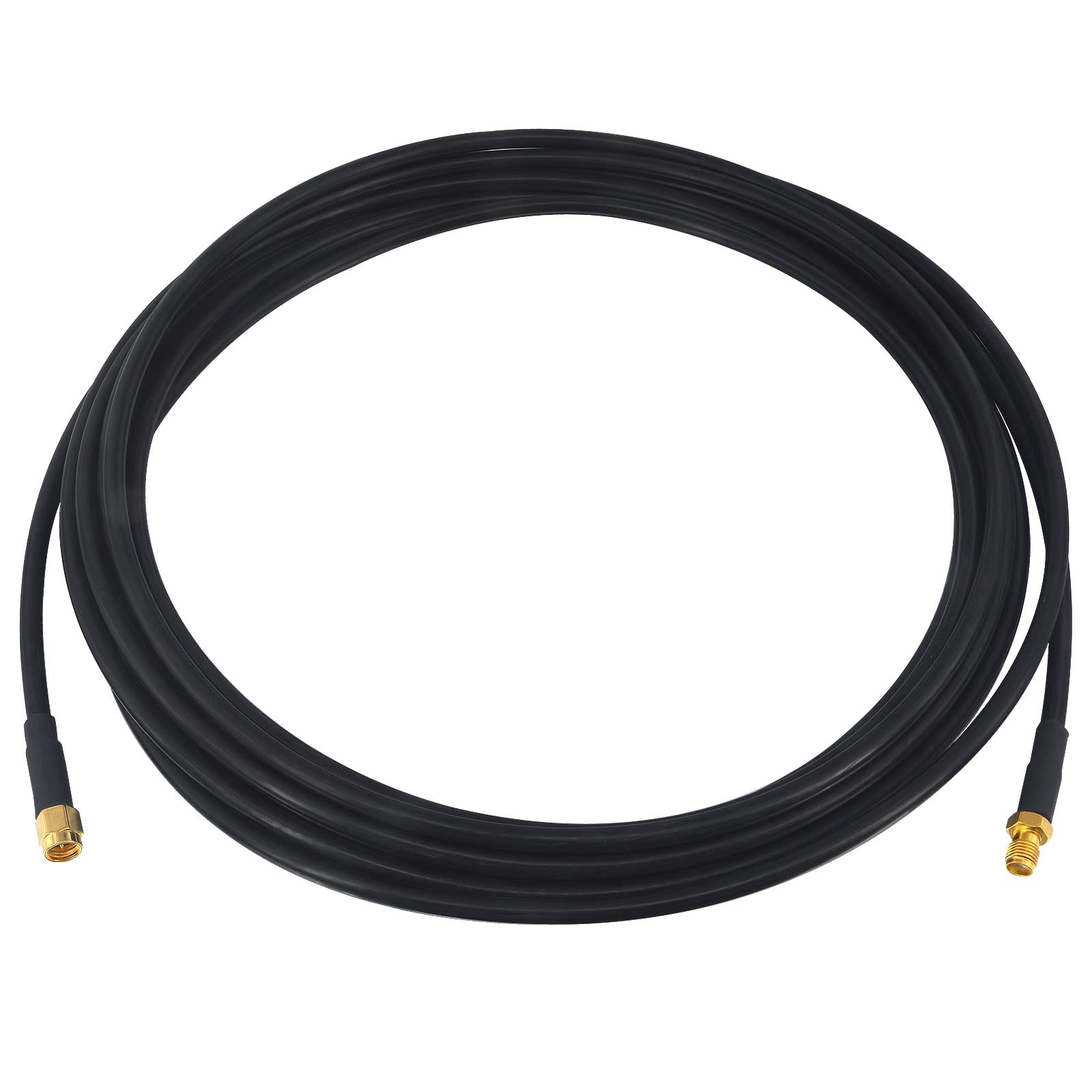 YILIANDUO Ultra Low Loss RF Coaxial SMA Male to SMA Female Bulkhead L-195 Cable 3M for 3G 4G LTE Antenna SDR Equipment Antenna Ham Radio ADS-B GPS