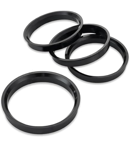 UZZH 4 PCS Car Wheel Hub Centric Rings, 73.1-60.1mm Hubrings Hub Reducing Ring Hubcentric Rings, Automotive Accessories Wheel Hub Center Shaft Shock