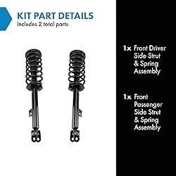 TRQ Front Strut & Coil Spring Assembly Set Driver