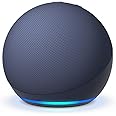 Like-New Amazon Echo Dot (newest model), Vibrant sounding Alexa speaker, Great for bedrooms, dining rooms and offices, Deep Sea Blue